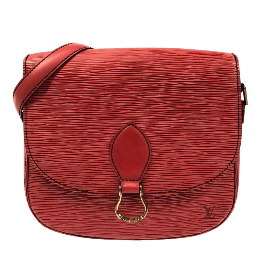 Authentic Louis Vuitton Red Epi Saint Cloud MM vintage crossbody bag